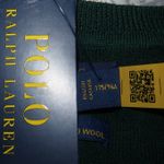 Polo Marino Wool Dark Green V Neck Sweater Photo 5