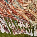 Reba Multicolor Fringe Crochet Layered Plus Size Poncho Photo 11