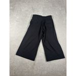 Quince  Pants Womens Medium Black SuperSoft Fleece Cropped Wide Leg Sweatpants S Photo 5