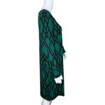 Leota Dress Womens Large Green Black Geometric Maternity Office Workwear Party Photo 1