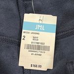 J. McLaughlin  Becca Legging 2 NWT $168 Skinny Pull On Velour Navy Blue Solid Photo 4