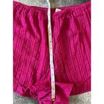 Victoria's Secret  Pink Metallic Stripes Tie Front Pull On Shorts Size XL NWOT Photo 8