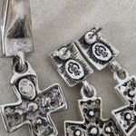 Premier Designs Premier Design Silver Cross Bracelet and Earrings Set Valerie with Purple Stones Photo 11