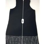 Guess Deetra Halter Aline Dress Keyhole Dress Black LARGE Embellished Preppy LBD Photo 7