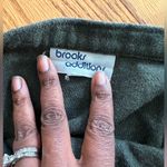 Brooks Additions Wool Blend Button Up Front Green Skirt Size 13/14 Photo 3
