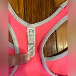 Under Armour Women’s Neon Pink  Unlined Racerback Sports Bra Photo 2