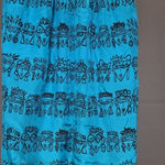 Esprit Women's Turquoise Miniskirt, Medium Pop Art Skirt, Black Faces Resnicoff Photo 0