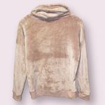 Hippie Rose Cowl Neck Soft Fur Sweatshirt - size medium Photo 1