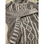 Yoon Delphine Wool Cashmere Blend Cable Knit Cowl Neck Gray Sweater S Photo 7