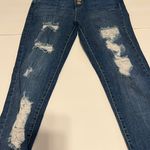 Dollhouse Jeans Women Junior Size 3 Button Fly Distressed Straight Leg Photo 6