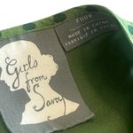 Girls From Savoy Anthropologie Green Star Print Silk Dress A Photo 11