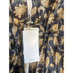 Mango  womens tank top Size 2 yellow floral sleeveless Photo 6