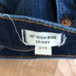 Madewell 10” High Rise Skinny Jean in Danny Wash Tencel Denim Size 27T Tall Photo 7