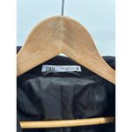 ZARA ‎ Black Pea Coat Size Medium Photo 1