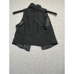 ZARA Women's Suit Vest, Size M, Black Photo 3