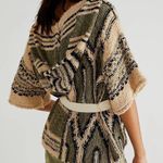 Free People Desert Palm Wrap Cardi Sz M Photo 2