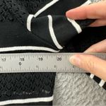 Ming Wang  Open Knit 3/4 Sleeve Cardigan Business Casual Workwear Black Women's M Photo 6