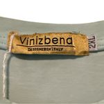 Vinizbena Italian Designer Tee Mint Green Embellished Handbag & Roses T Photo 2