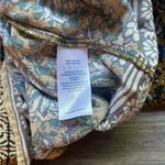 Faherty Naomi Top in Fairfield Border Print Size Medium Brown Photo 7