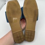 Cider  Minimalist Single Band Slippers Blue Denim Sandals Women's 38 Photo 6