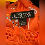 J.Crew  Coral Eyelet Sleeveless Top.   Size-Small Photo 3