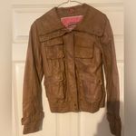 Brown Leather Jacket Photo 0