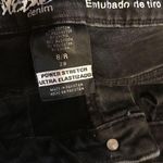 Mossimo Denim Mossimo Black, grey faded rustic low rise skinny Photo 3