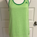 Adidas Women's Lime Green Razorback Tank Top Photo 0