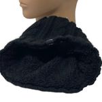 HEAT HOLDERS Black Cable Knit Fleece Women's Winter Cap Beanie Hat Photo 7
