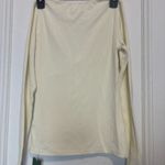 Halara NWT V Neck Long Sleeve Thermal Work Top - XS - Lily White Photo 2