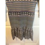 Shoshanna Anthropologie Etta Dress XL Multicolor Fair Isle Stripe Sweater Knit Photo 2