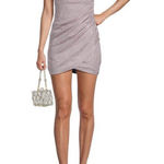 purple/lavender dillard’s midnight doll glitter bodycon mini dress Photo 0