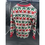 Hanna Andersson Women's Disney Mickey Mouse Long John Pajamas PJ Top Size Small White Photo 2