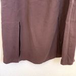 Setre Woman Midi Dress in Brown Size 10 Photo 5