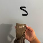 free people intimately olive green velvet halter top blouse size S Photo 3