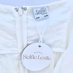 Selfie Leslie | NWT XL APHRODITE MOLDED BUST ANGEL SLEEVE WRAP DRESS EMBROIDERED Photo 9