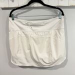 Athleta  Run With It 14" Skort White L EUC Photo 3