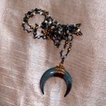 Beaded Curved Horn Necklace Photo 0