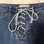 PacSun Lace Up Jean Skirt Photo 1