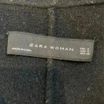 ZARA  hand made long black coat Photo 3