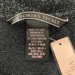 Victoria's Secret Victoria’s Secret Sheer Sparkly Shirt Black Silver Size XSmall - Small Photo 5
