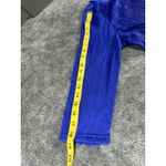 Absolutely Famous Graphic Royal Blue & Black Print Blouse Size XL Photo 6