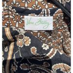 Vera Bradley Weekender Bag Large Black White Brown Floral Shoulder Travel Bag Photo 11