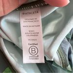 Athleta XXS Racerback Tank Top Green Floral Print Activewear Yoga Gym Photo 4