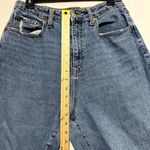 Wild Fable Baggy Jeans Women's 12 Blue Denim Cotton Stretch High-Rise Distressed Photo 4