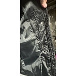 Marc New York  Black Down Parka‎ with detachable fur trim hood size L Photo 5