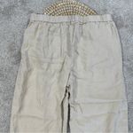 Quince  Women’s 100% European Linen Flax Pull On Pants Wide Leg in Driftwood L Photo 8