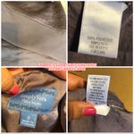 Vera Wang SIMPLY  PURPLE SATIN RUFFLED BLOUSE (2) Photo 5