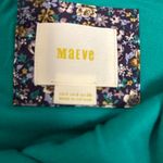 Maeve Anthropologie  Emma Green Floral Crochet‎ Lace Mini Dress Size 4 Photo 7