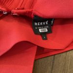 Herve Leger Revolve Herve By Herve Léger High Neck halter Bandage mini Dress red cardinal L Photo 7
